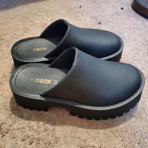 Womens Platform Mules Size 9